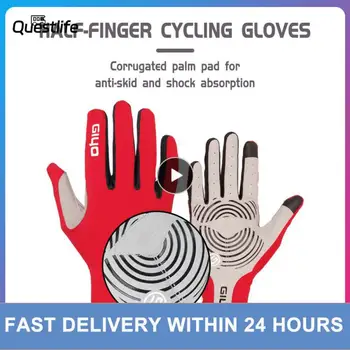 Giyo Ветрозащитные велосипедные перчатки с полными пальцами, варежки из ткани с сенсорным экраном, длинные перчатки для шоссейного велосипеда Bicicleta