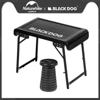 Naturehike-Blackdog Новый походный стол из алюминиевого сплава, складной стол для пикника, Сверхлегкие телескопические столы, стулья