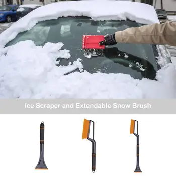 Скребок для удаления снега с лобового стекла автомобиля, автомобильный скребок для льда, щетка для снега, Ледокол, Лопата для снега, инструмент для чистки транспортных средств